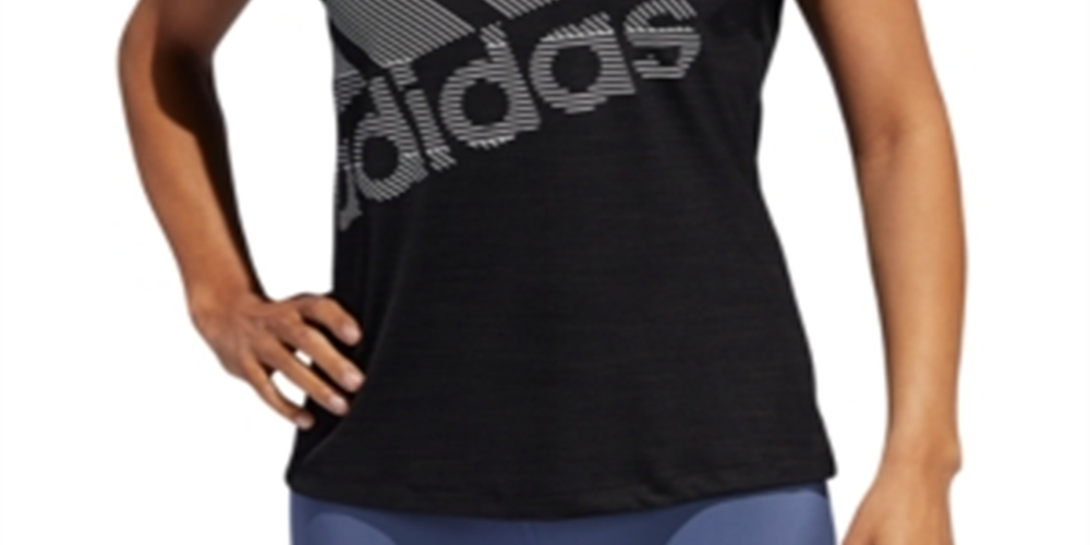 Camiseta Adidas Badge of Sport Feminina Preta Tamanho XS