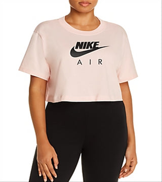 Camiseta Nike Air Cropped Feminina Rosa Tamanho X-G