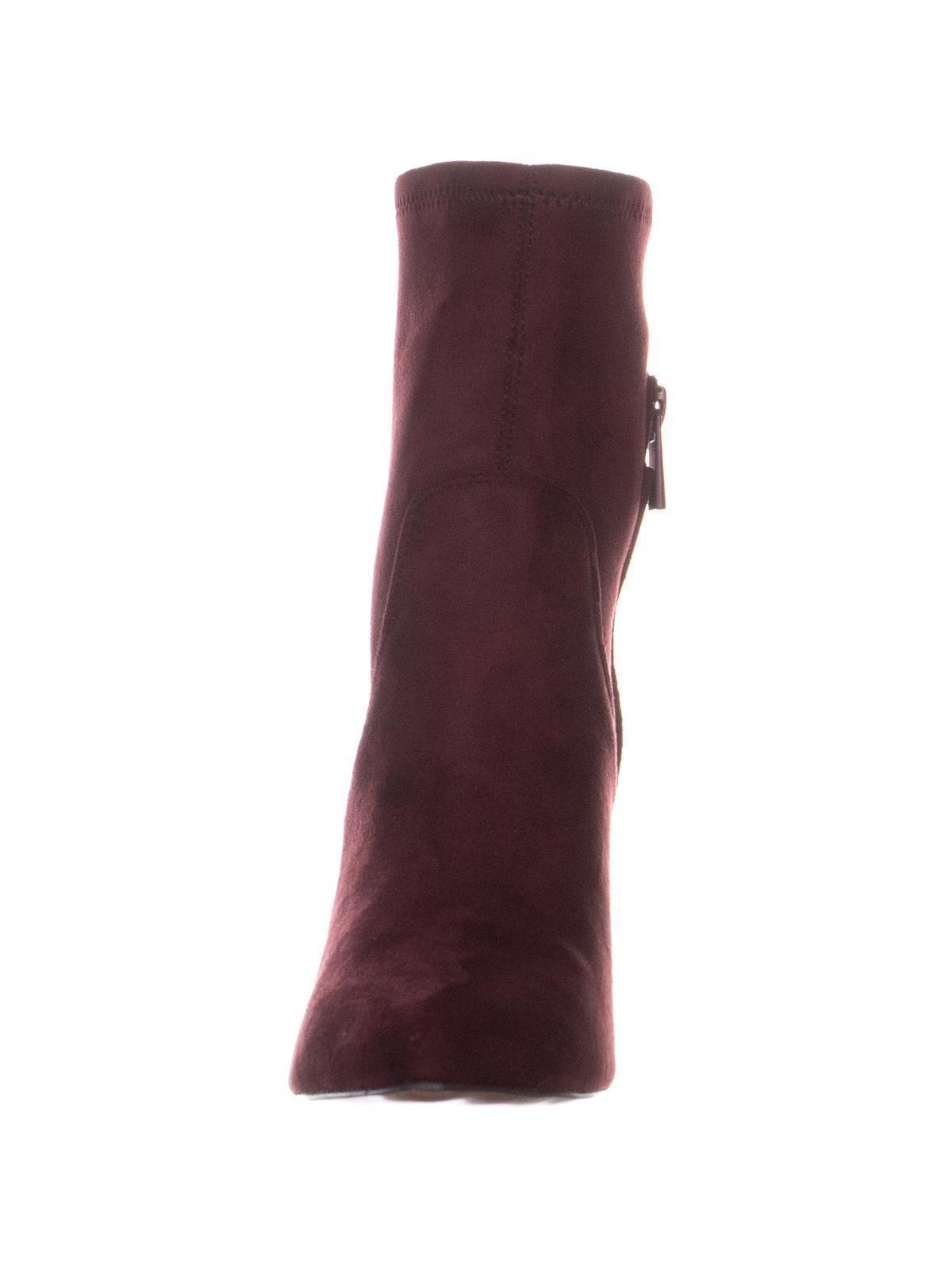 Botas femininas BCBGeneration Ally de cano médio, cor vinho, tamanho 6,5 M
