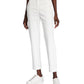 Calça St. John Cropped Tapered Algodão Elástico Branca Tamanho 6
