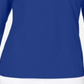 Blusa de algodão com estampa em camadas feminina Karen Scott, azul, tamanho pequeno