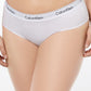 CALVIN KLEIN Intimates Branco Algodão Misturado Faixa Elástica Diário Hipster Plus Size 2XL
