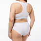 CALVIN KLEIN Intimates Branco Algodão Misturado Faixa Elástica Diário Hipster Plus Size 2XL