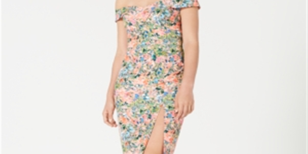 Vestido tubinho tomara que caia feminino Aidan Mattox, laranja, tamanho 8
