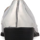 Mocassim feminino Bar III Involve bico fino prateado tamanho 5
