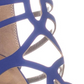 Material Girl Sapatos Clássicos Pixie Peep Toe em Tecido Feminino Azul Tamanho 9 M