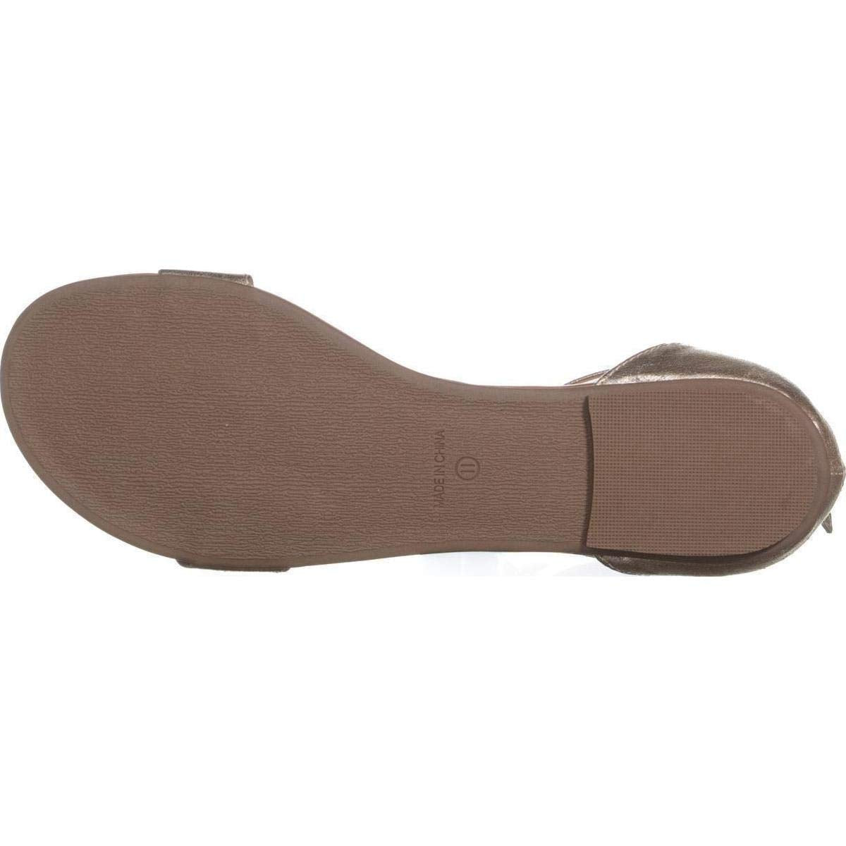 Sandálias femininas American Rag Keley 2 abertas, casuais, com tira no tornozelo, tamanho 6M