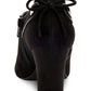 Charter Club Hirah com amarração nas costas, salto alto peep toe feminino, preto, tamanho 7 M