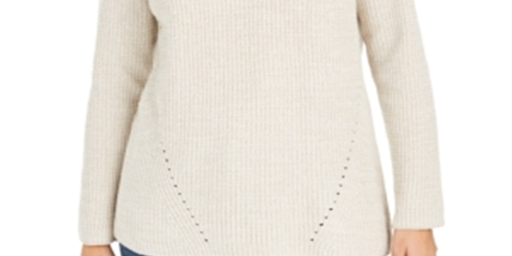 Blusa de noite feminina estilo espinha de peixe, manga comprida, gola redonda, bege, tamanho pequeno P