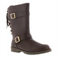 Botas de renda Janice para meninas pequenas e grandes Diamond Girl - Mel, tamanho 2 M