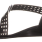 Sandálias plataforma casuais Giordi abertas femininas Style &amp; Co, pretas, tamanho 8,5 M
