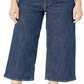Calça jeans feminina Levi's Mile High Wide Leg com cinto, azul, tamanho 31x25
