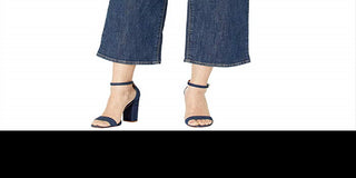 Levi's Women's Mile High Wide Leg Belted Jeans Blue Size  31X25