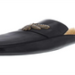 Mocassim feminino INC International Concepts com detalhes em pele sintética, preto, tamanho 9 M