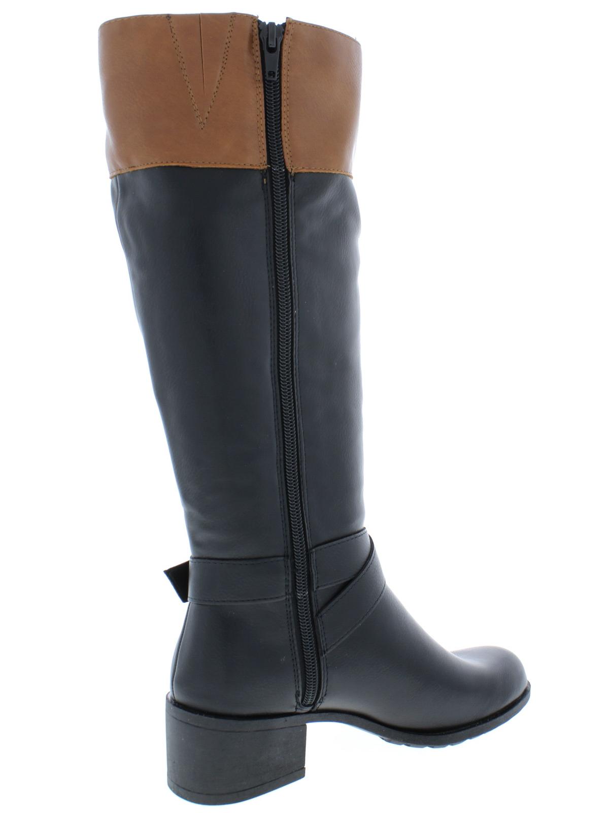 Botas Vedaa femininas Style &amp; Co, pretas, tamanho 5,5 m