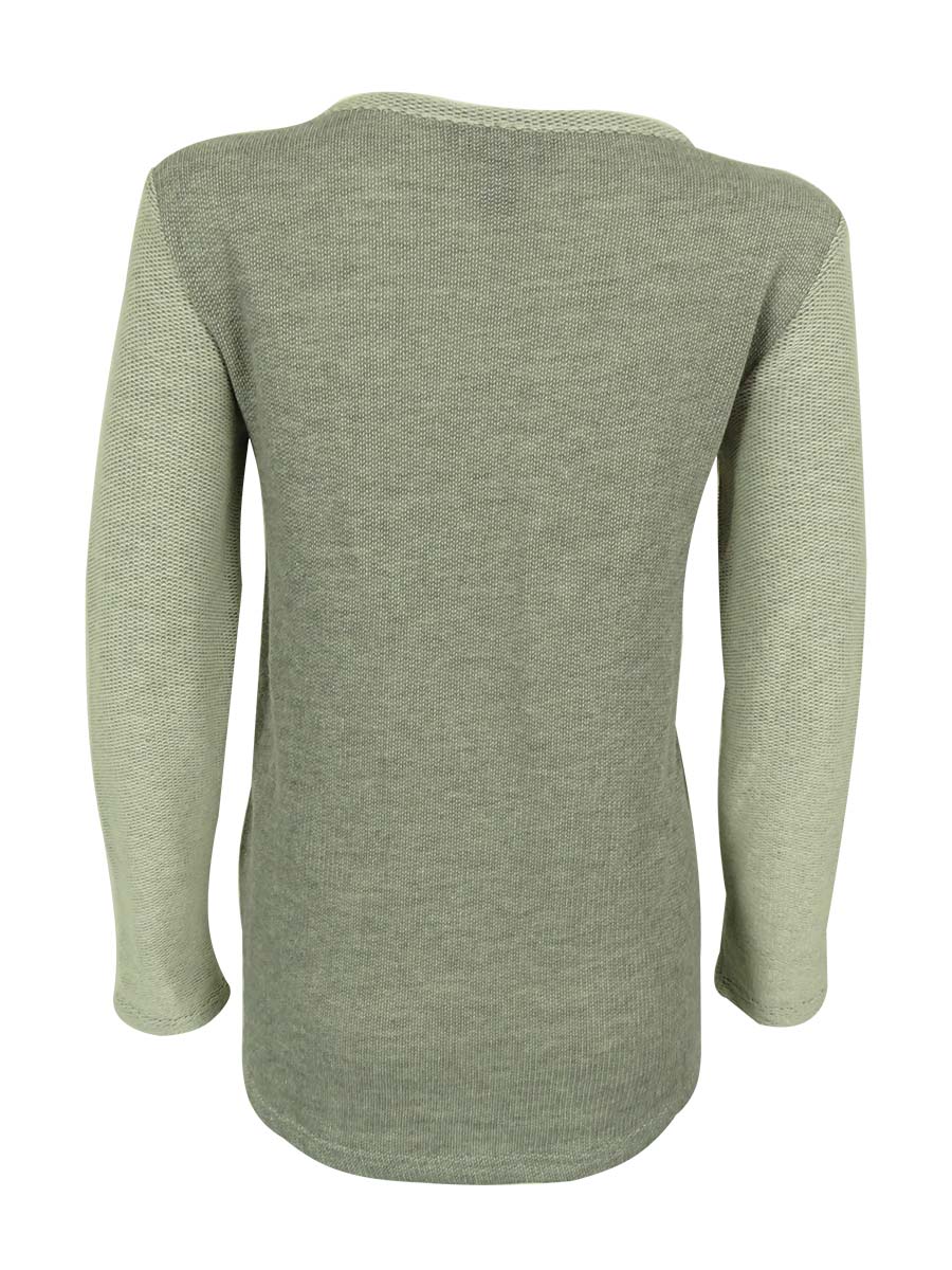 Calça jeans INCFinity Bootcut Curvy-Fit para mulheres, verde, tamanho 4