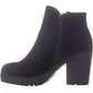 Botas de cano curto Jolles Lug Sole femininas Call It Spring, pretas, tamanho 6 B