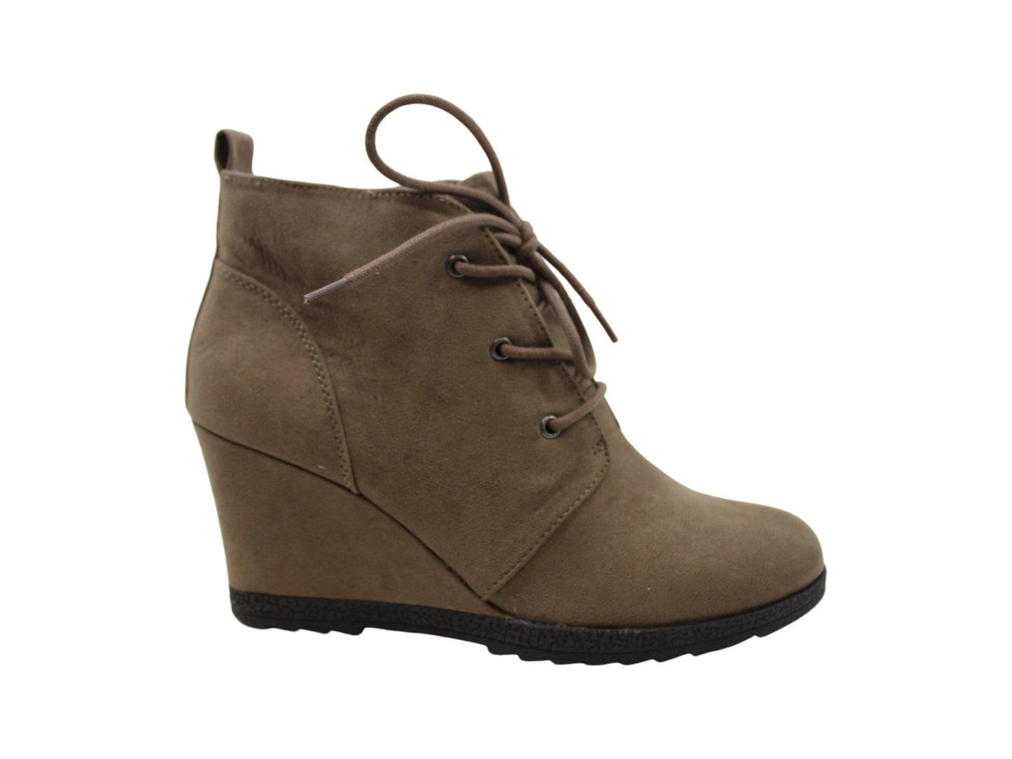 Botas femininas American Rag Kiraa com bico fechado e cano curto, marrom, tamanho 8,5 M