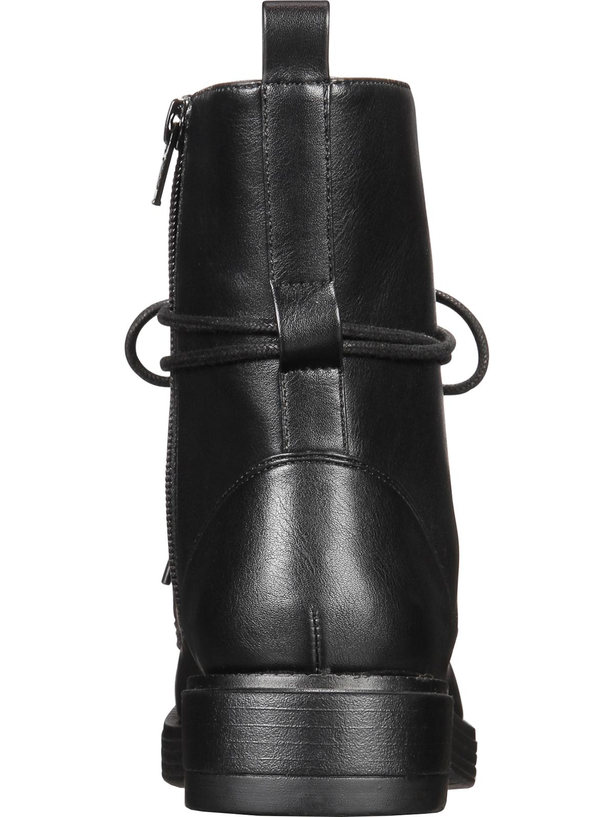 Botas de combate femininas XYLA com biqueira de metal, tamanho 8 M, pretas, DV by Dolce Vita