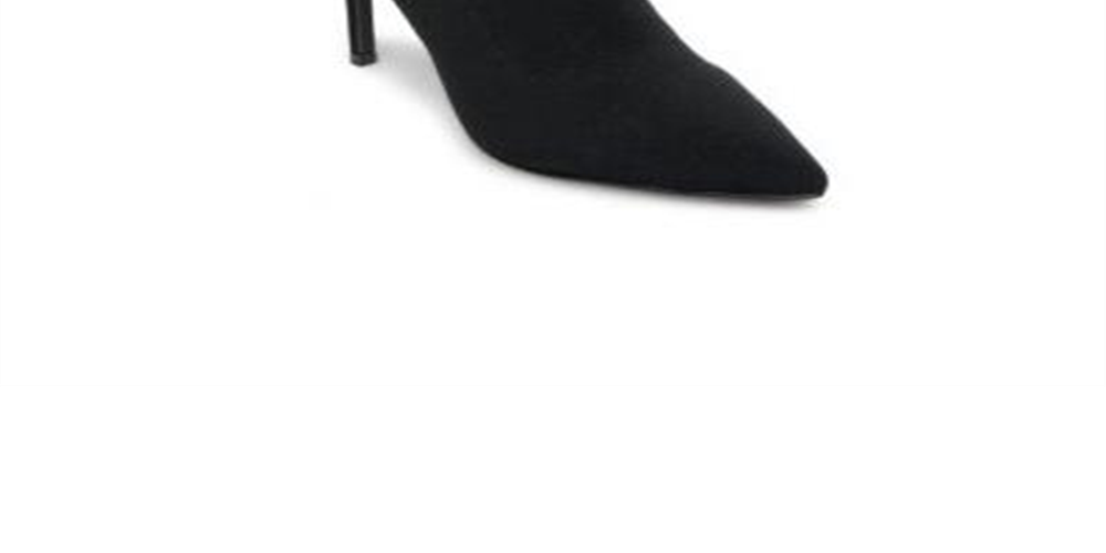 Steve Madden Cookie Fabric Bico Fino Feminino Preto Tamanho 7,5 M