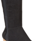Botas femininas estilo &amp; co. Finnly de camurça, bico amendoado, cano médio, pretas, tamanho 6,5 M