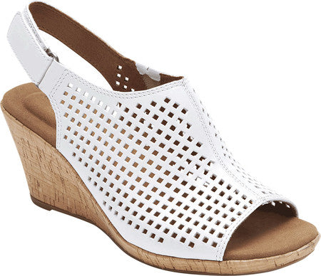 Rockport Briah Perf Sling Feminino Branco Tamanho -9,5W