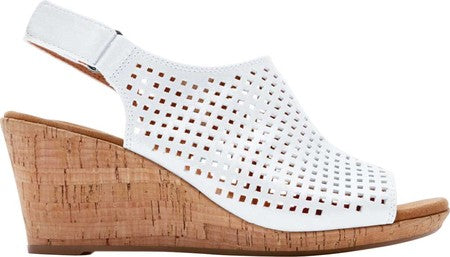 Rockport Briah Perf Sling Feminino Branco Tamanho -9,5W