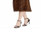Vestido Ralph Lauren Feminino Estampa Ocelot Georgette Marrom Tamanho 18
