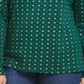 Camisola Karen Scott Feminina com Estampa de Flocos de Neve e Gola Redonda em Abeto, Tamanho M