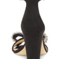 INC International Concepts Kivah9 Tecido Feminino Aberto Biqueira Casual Tira no Tornozelo Sapatos Pretos Tamanho 6 M