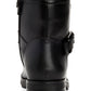 Giani Bernini Botas femininas Naomii Lug de couro com bico fechado no tornozelo preto tamanho 10 M