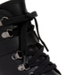 Giani Bernini Botas femininas Naomii Lug de couro com bico fechado no tornozelo preto tamanho 10 M