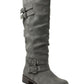 Botas altas Xoxo Mayson cinza tamanho 9,5 M