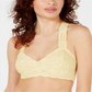 Sutiãs íntimos florais femininos Free People para o dia a dia, amarelo, tamanho grande