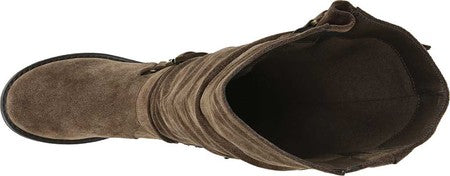 Bota Sabina Cano Alto Feminina Carlos by Carlos Santana Marrom Tamanho 5 M