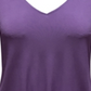 Top feminino com amarração frontal, roxo, tamanho grande, da coleção JM