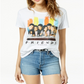 Camiseta gráfica Hybrid Juniors Friends, cinza, tamanho GG