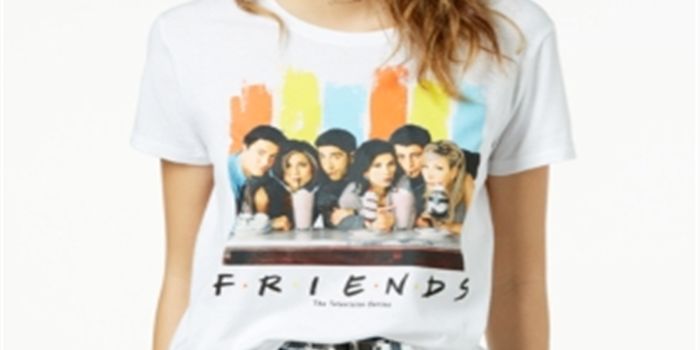 Camiseta gráfica Hybrid Juniors Friends, cinza, tamanho GG