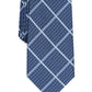 Gravata Perry Ellis Ramsey Geo Grid Masculina Azul Tamanho Único