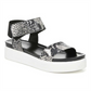 Sandálias femininas Franco Sarto Kana Leather Sandália marrom tamanho 8,5 M