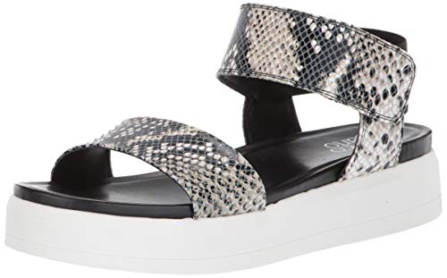 Sandálias femininas Franco Sarto Kana Leather Sandália marrom tamanho 8,5 M