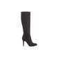 Botas femininas de cano alto com bico fino e tecido Taisa da INC International Concepts, pretas, tamanho 7 M