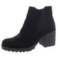 Botas femininas American Rag Morghan pretas tamanho 7,5 M