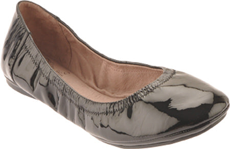 Vince Camuto Ellen Couro Envernizado Feminino Biqueira Redonda Sapatilhas Pretas Tamanho 8 M