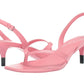 Calvin Klein Sandália Monty Salto Feminino Morango Tamanho 8 M