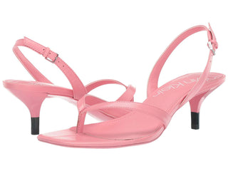 Calvin Klein Sandália Monty Salto Feminino Morango Tamanho 8 M