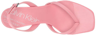 Calvin Klein Sandália Monty Salto Feminino Morango Tamanho 8 M