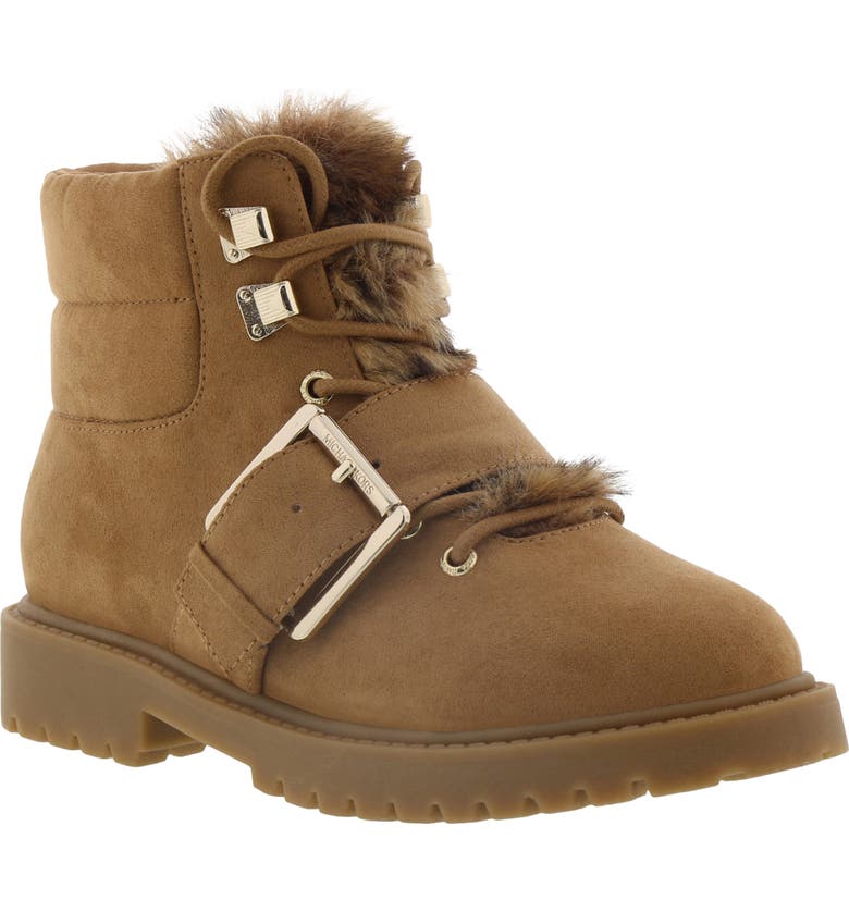 Botas Michael Kors Little &amp; Big Girls Medline Reina - Bege Tamanho 1 M