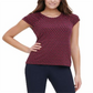 Tommy Hilfiger Blusa Feminina Estampada Manga Franzida Vermelha Tamanho X-G