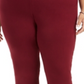 Calça skinny com controle de barriga Alfani feminina, vermelha, tamanho 26W